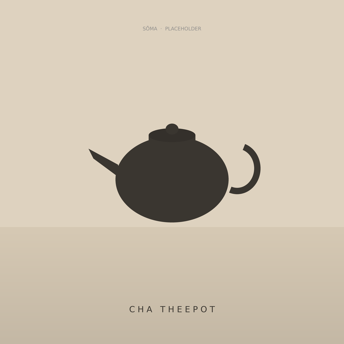 Cha Theepot — placeholder-sfeerbeeld in Sōma-stijl