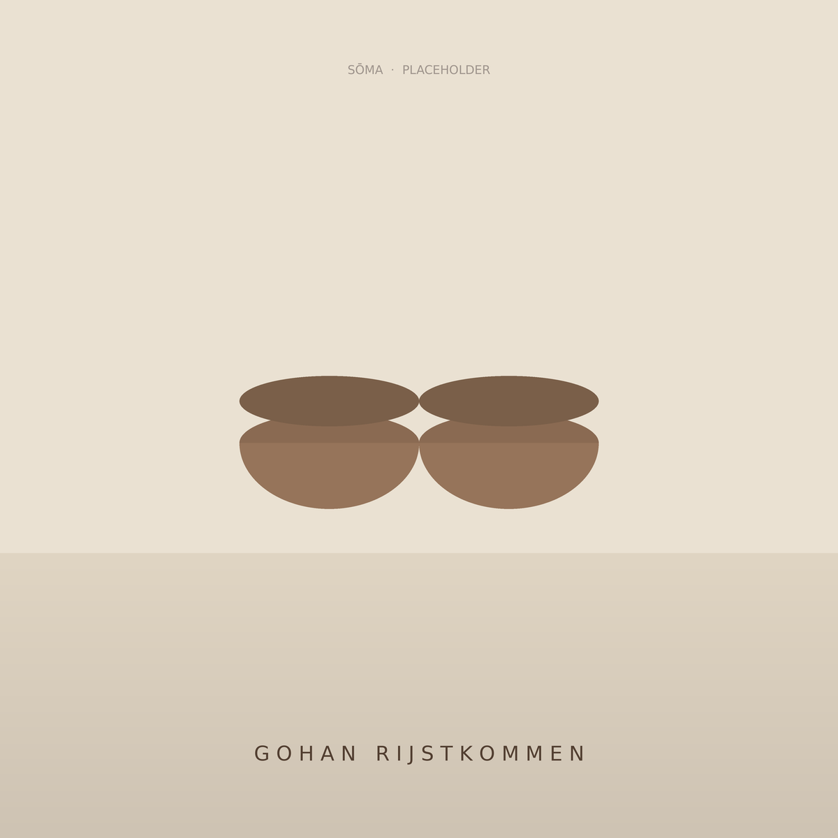 Gohan Rijstkommen — placeholder-sfeerbeeld in Sōma-stijl