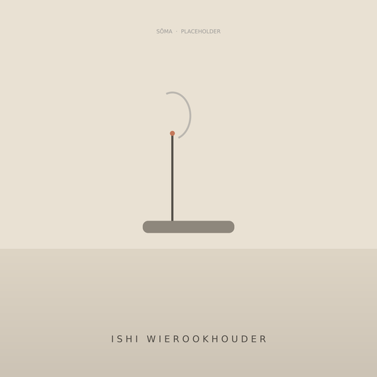 Ishi Wierookhouder — placeholder-sfeerbeeld in Sōma-stijl