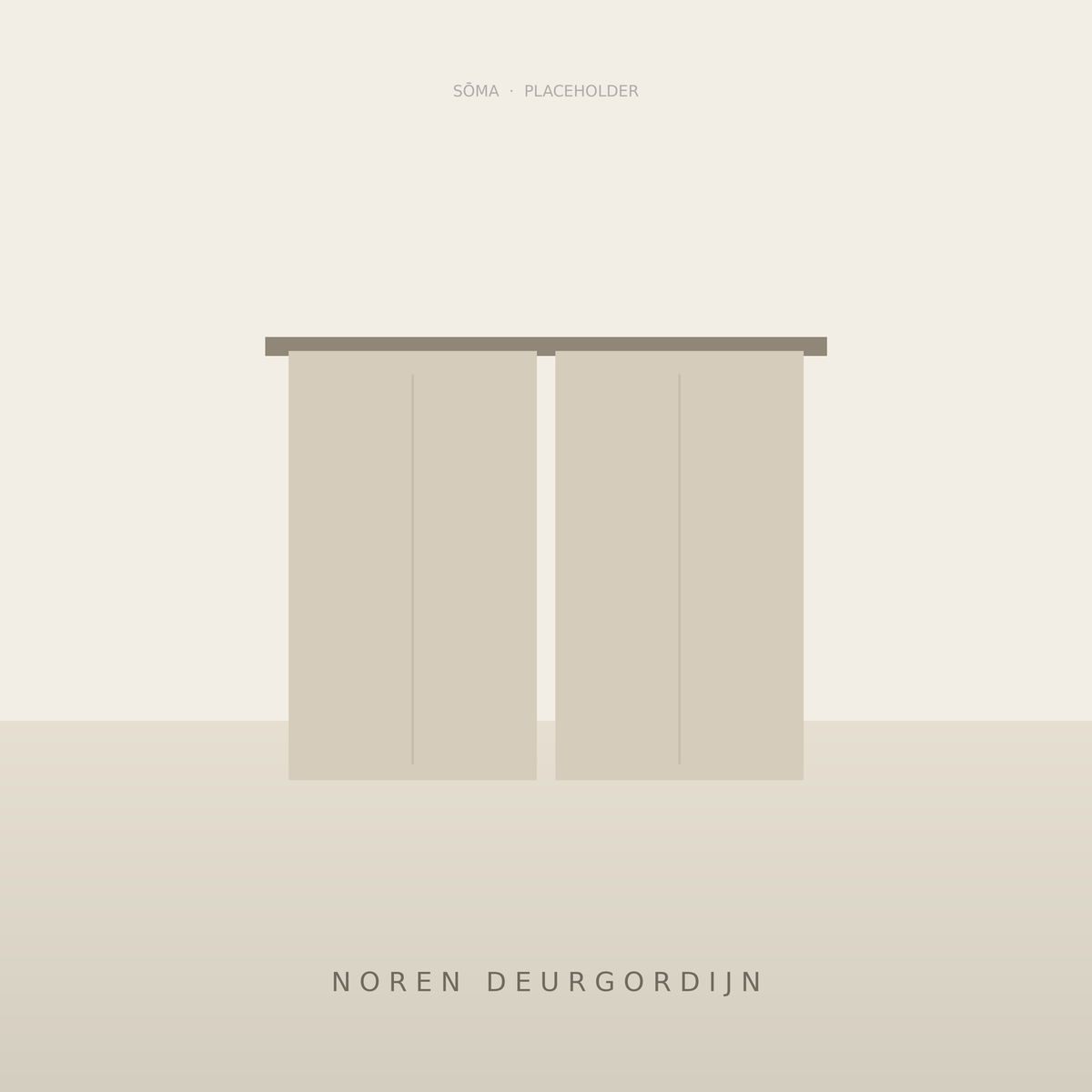 Noren Deurgordijn — placeholder-sfeerbeeld in Sōma-stijl