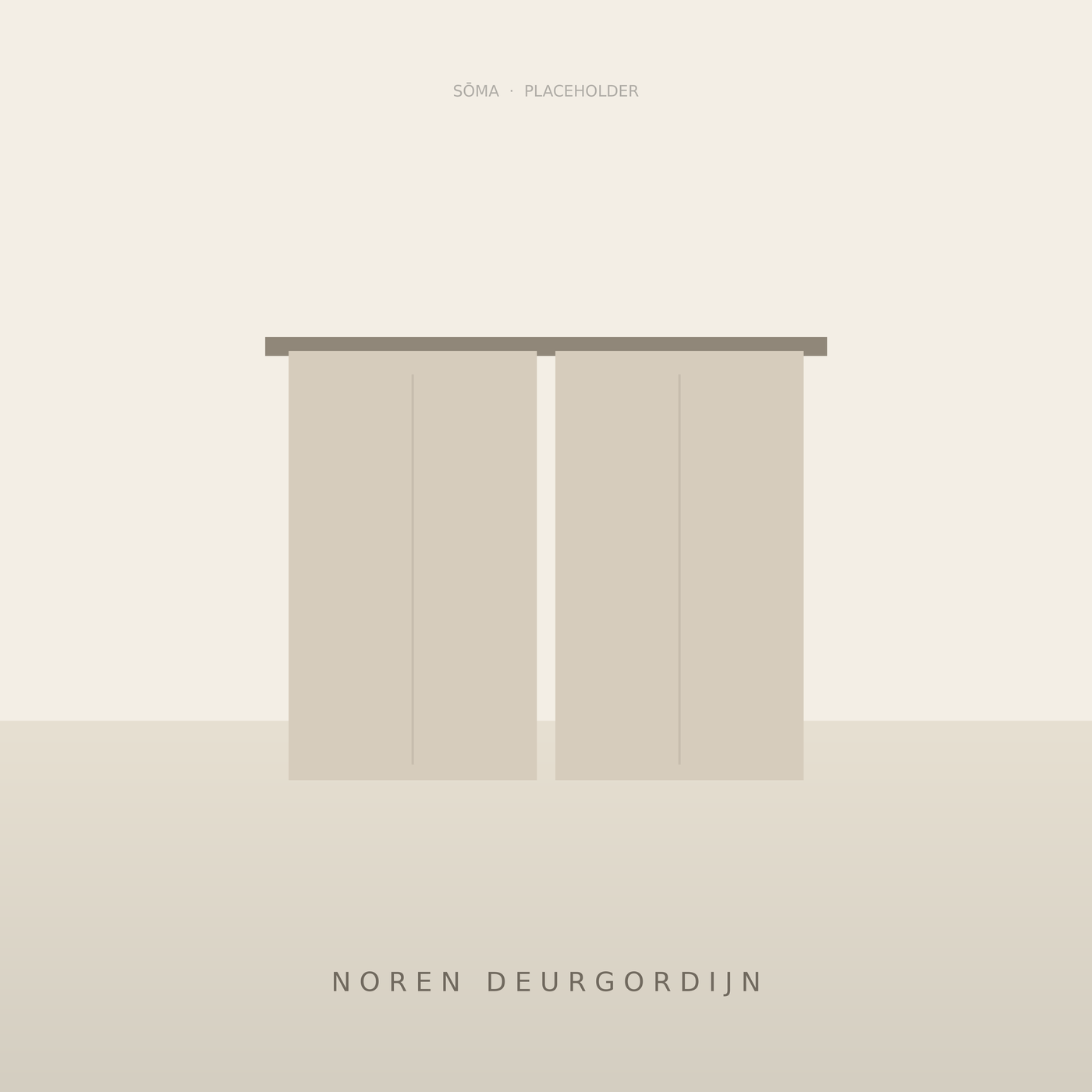 Noren Deurgordijn — placeholder-sfeerbeeld in Sōma-stijl