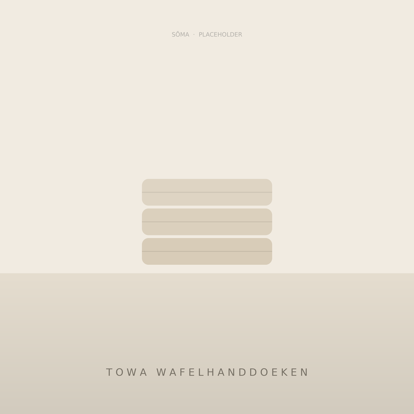 Towa Wafelhanddoeken — placeholder-sfeerbeeld in Sōma-stijl