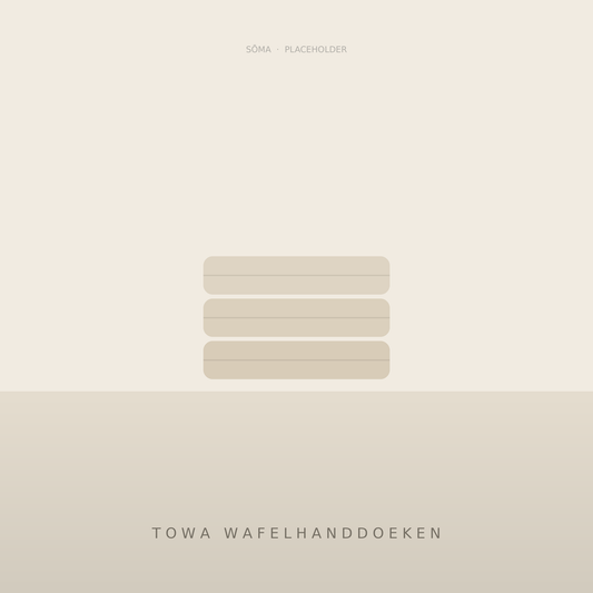 Towa Wafelhanddoeken — placeholder-sfeerbeeld in Sōma-stijl